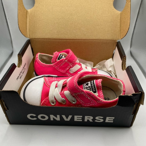 Converse Other - Converse Chuck Taylor All Star Low-Top Sneaker - Baby / Toddler - Hot Pink US5